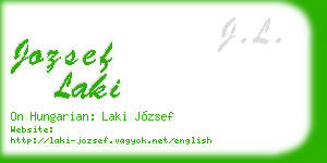 jozsef laki business card
